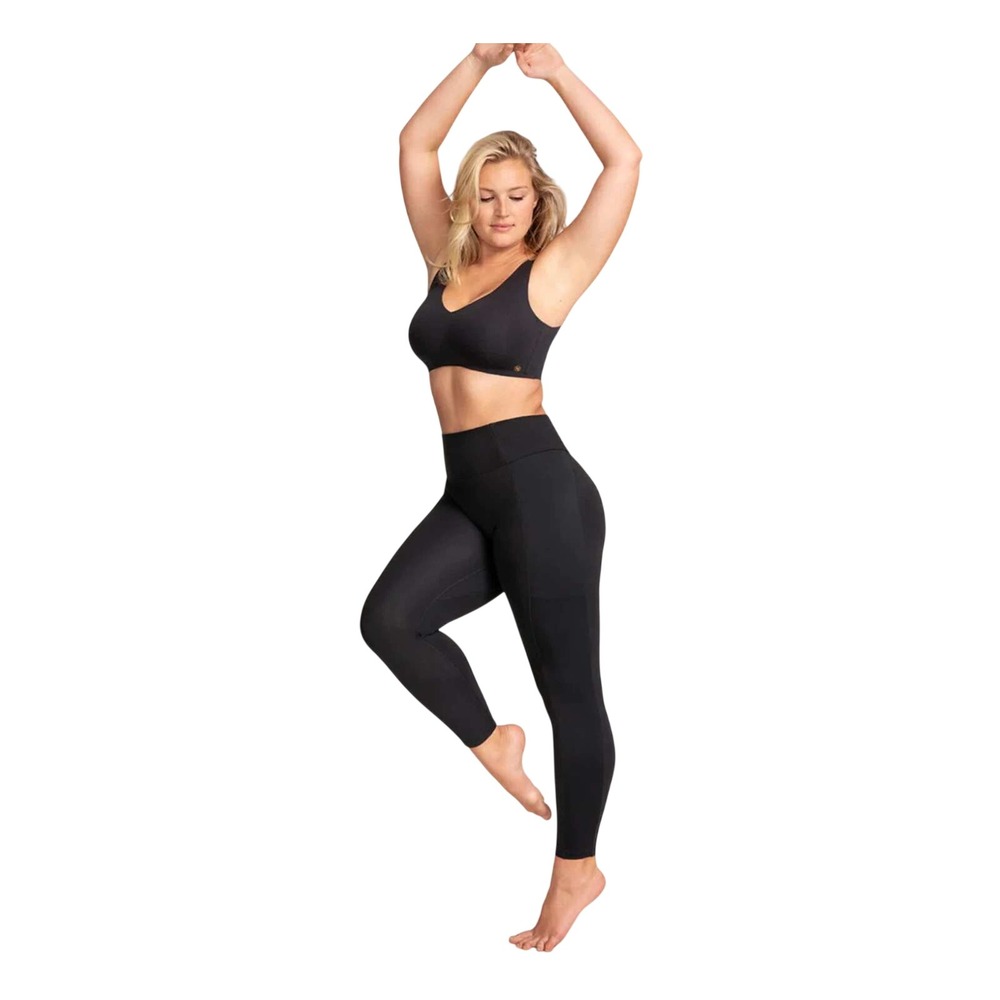 Honeylove‎ Women's Black High Waist Shaping 2.0 Compression Leggings Size XL